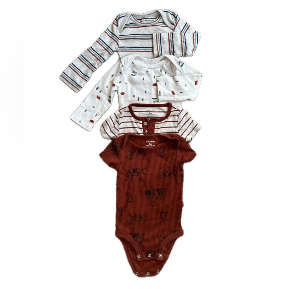 Striped and Patterned Kids One Piece Set